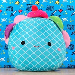 Squishmallow Bertie the Ice Cream Waffle 11" UltraSoft Stuffed Food Squad Plush